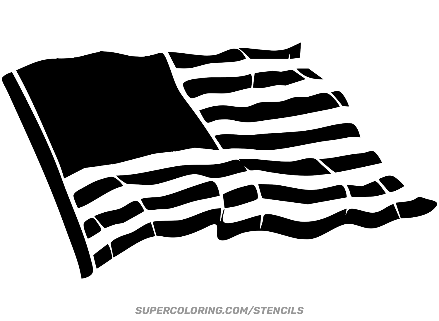 free american flag stencil printable