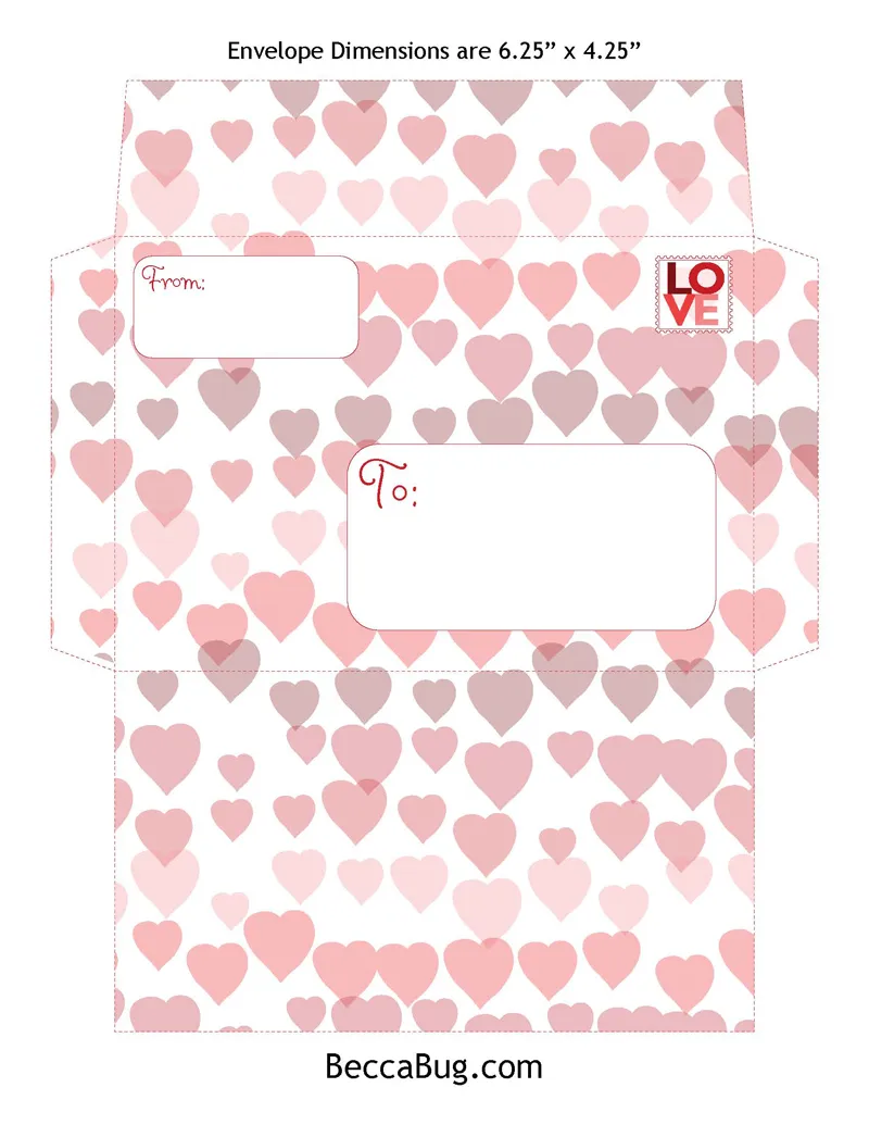 Valentine Envelopes