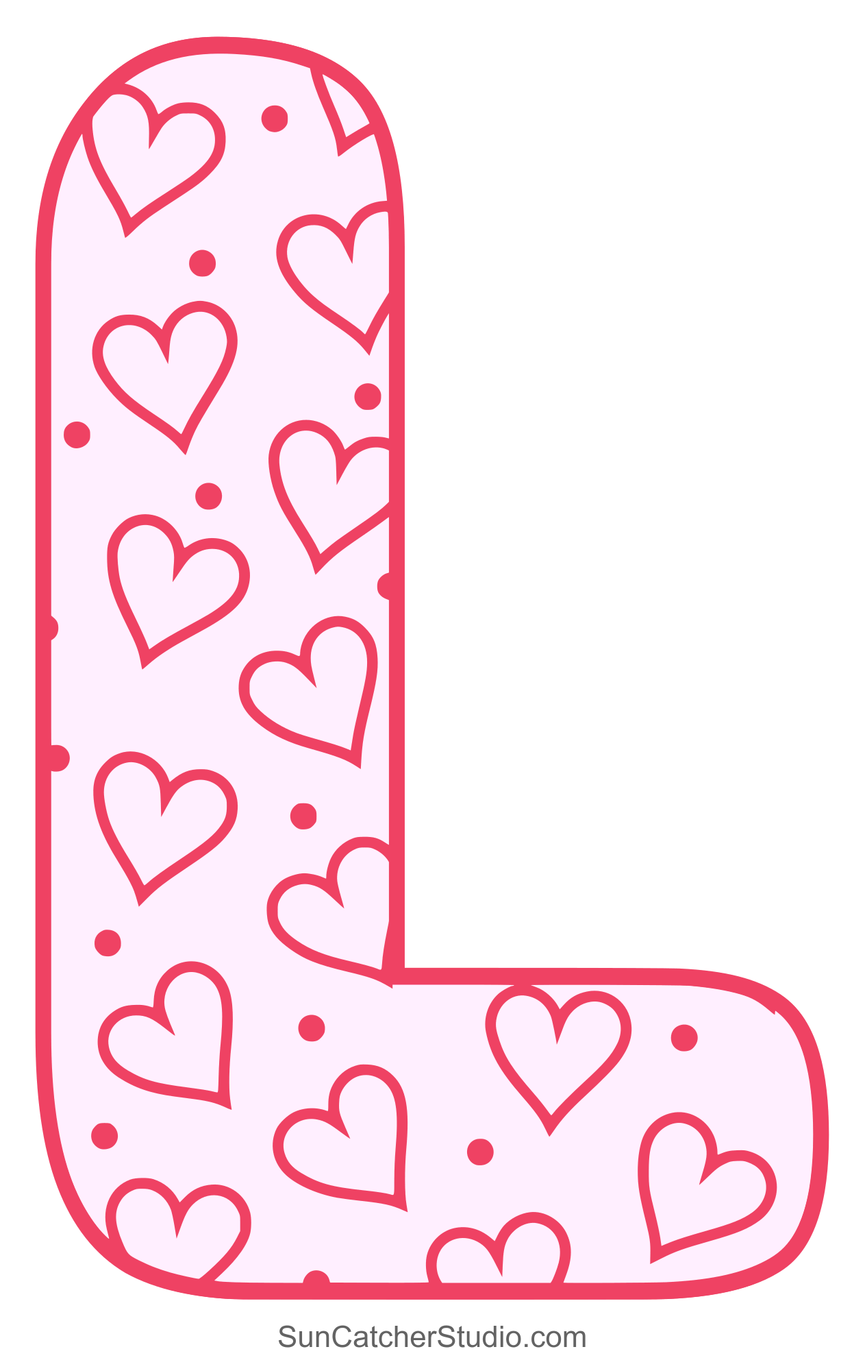 Valentine Letter Stencils