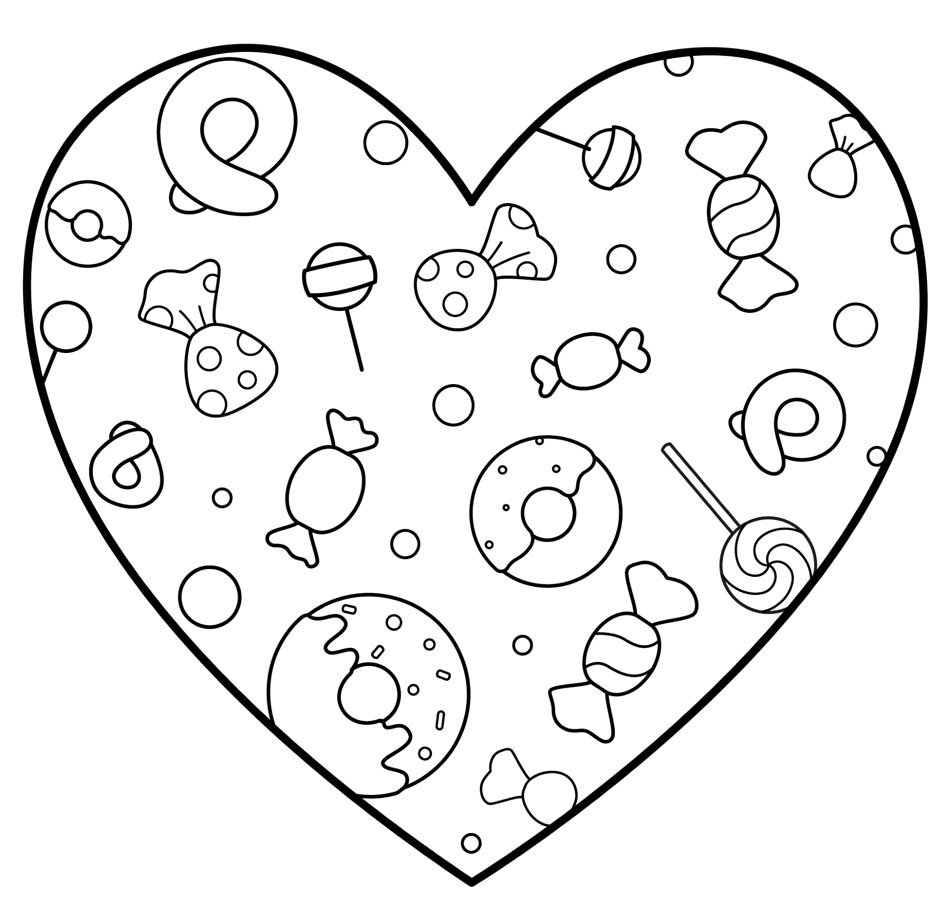 printable valentine hearts coloring pages