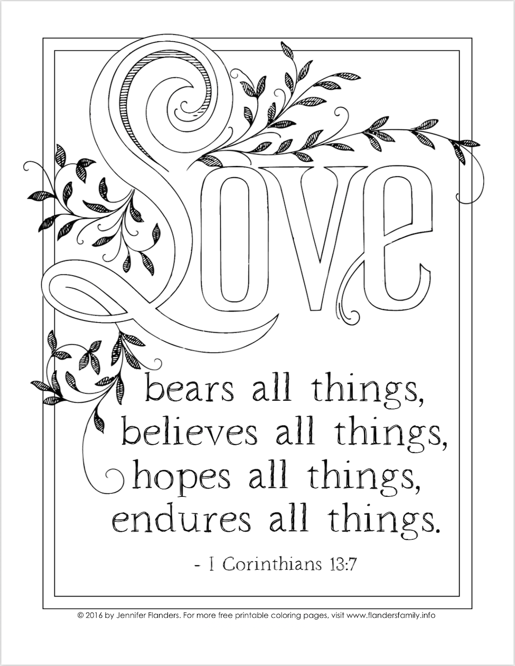 Valentines Coloring Pages