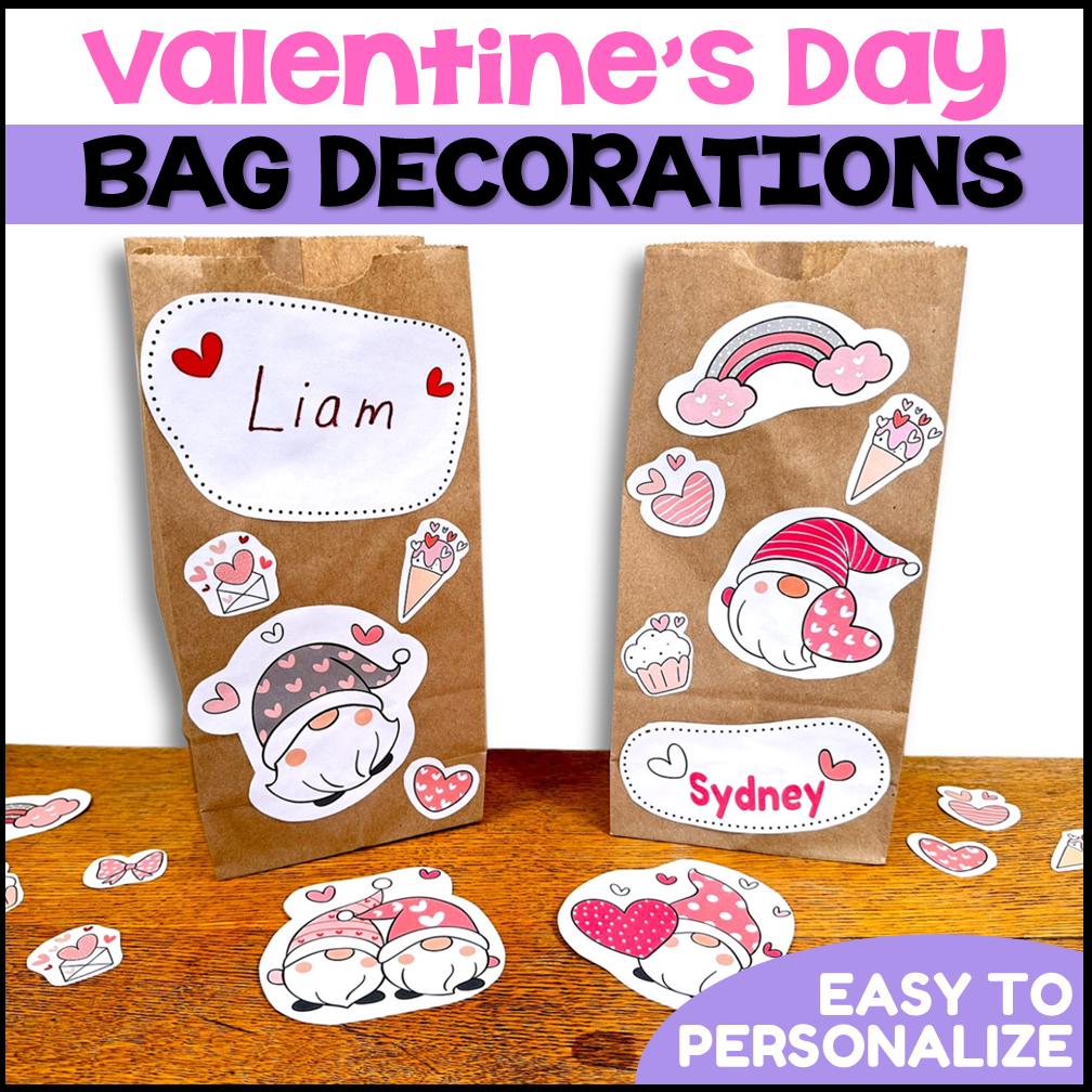 Valentines Day Bag Decorations