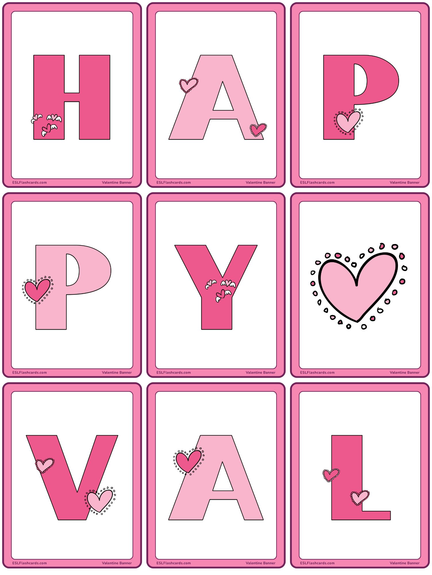 Valentines Day Banners