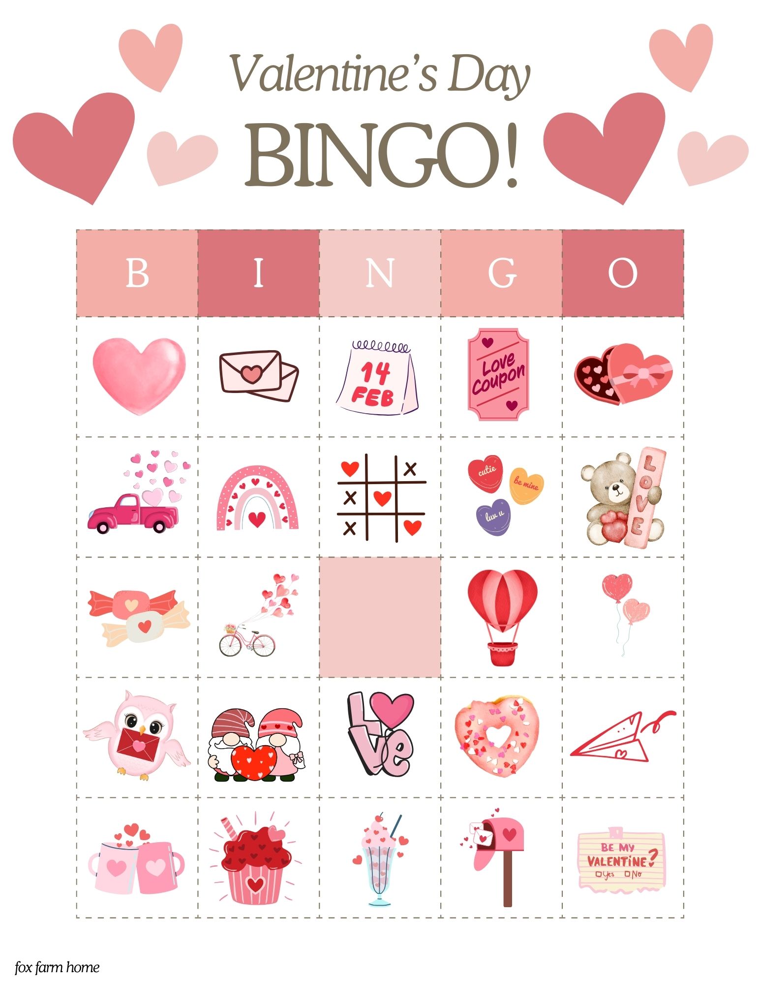 valentine bingo free printables valentine bingo free printables