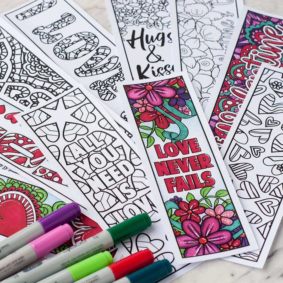 printable valentine bookmarks printable valentine bookmarks