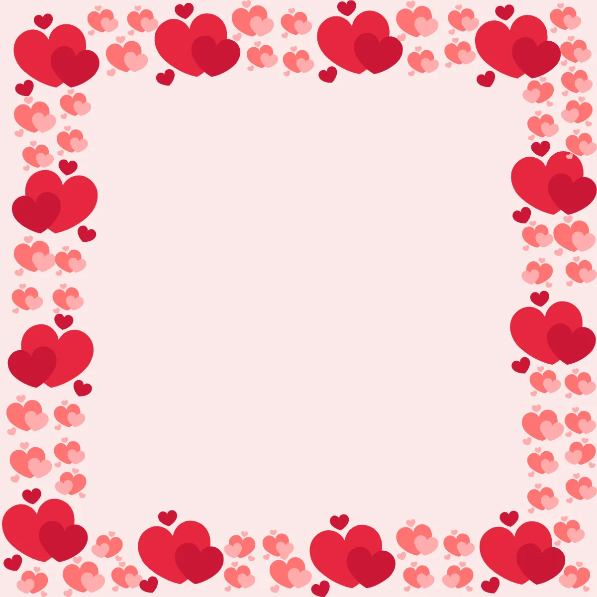 printable valentines day borders