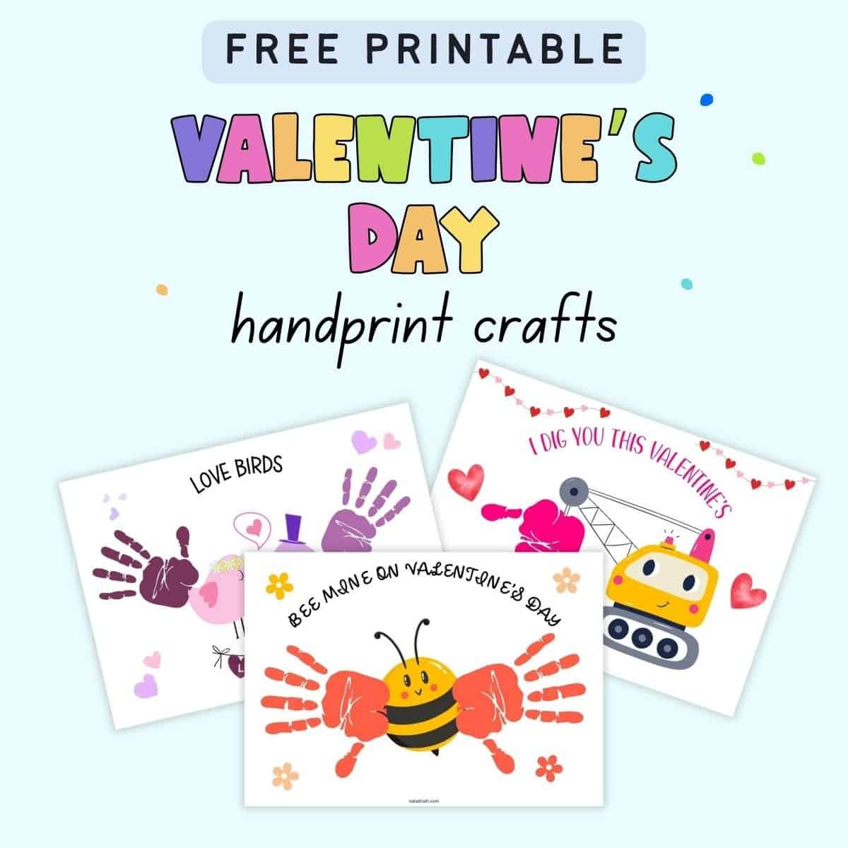 Valentines Day Handprint Art