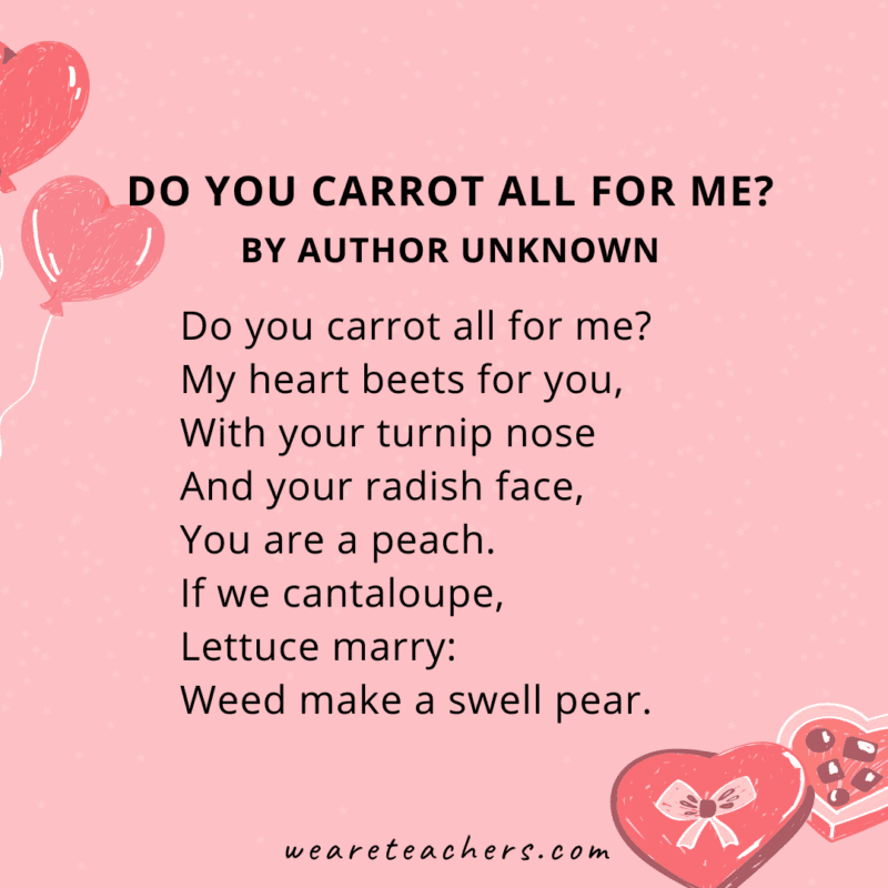 Valentines Day Poems For Kids