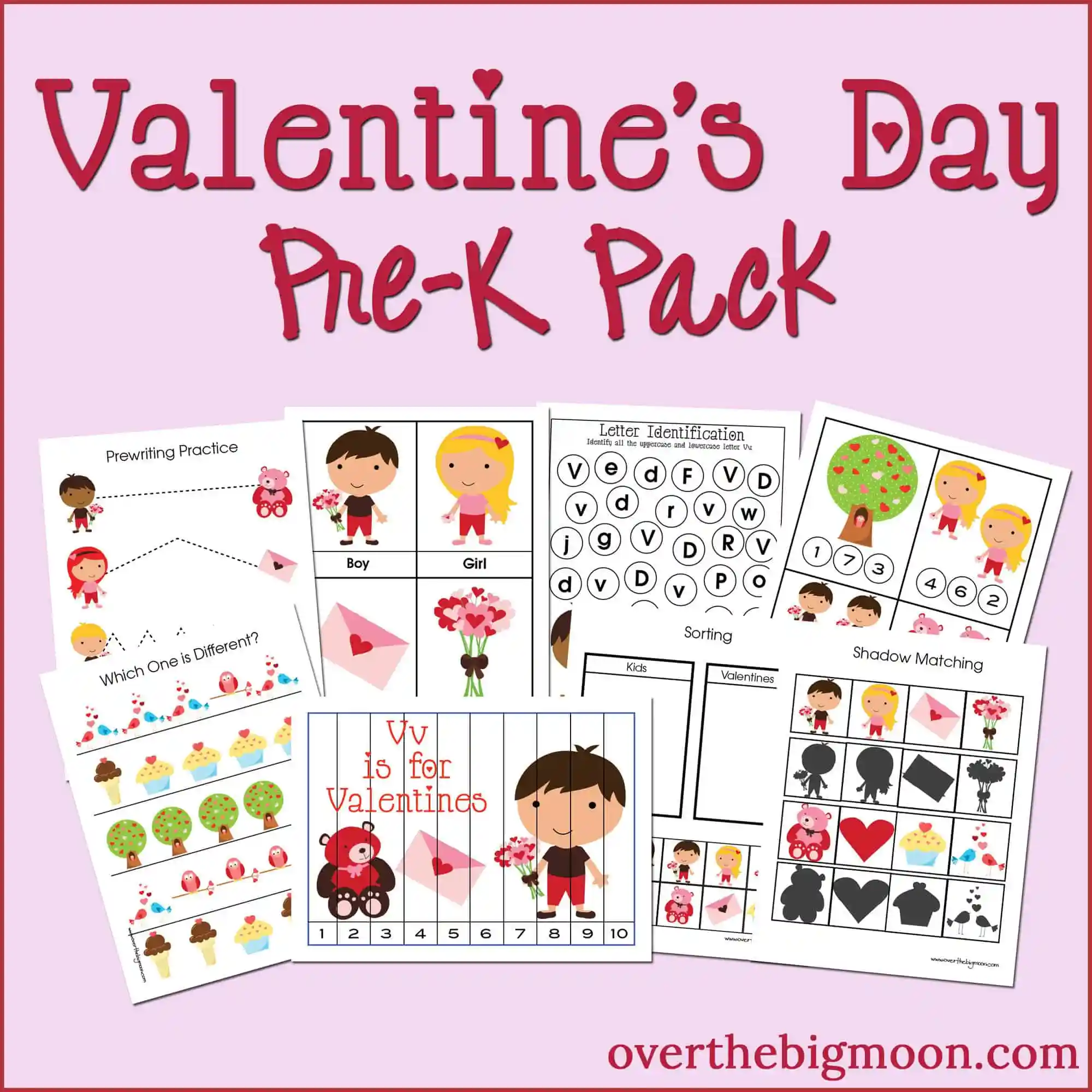 Valentines Day Pre K Pack
