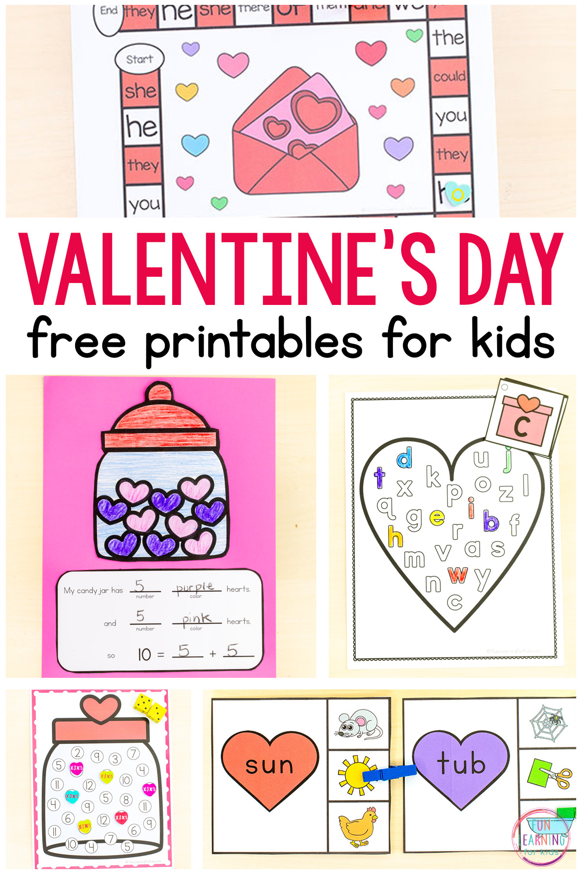 easy valentine crafts for kids printable