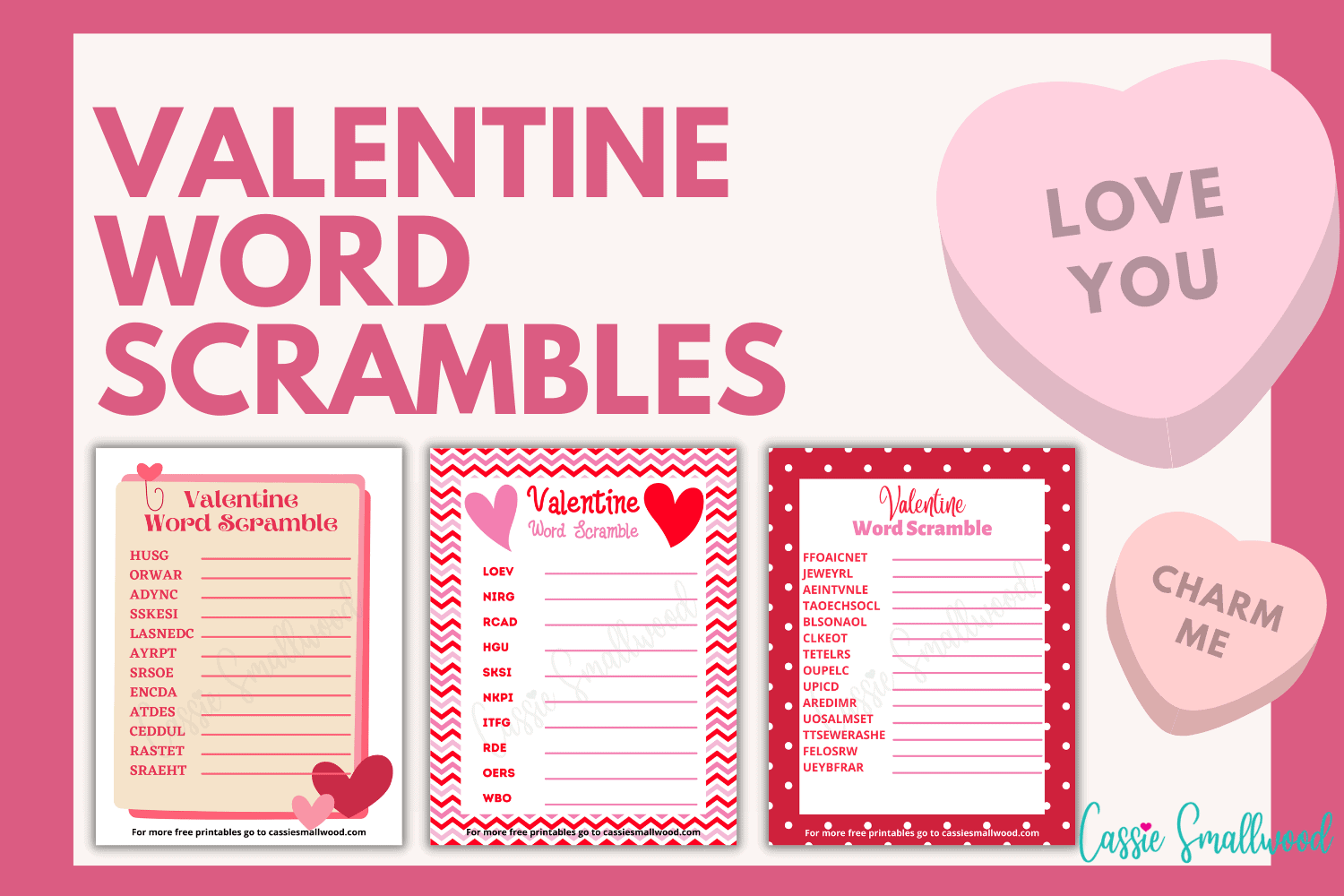 Valentines Day Word Scramble Valentines Day Word Scramble