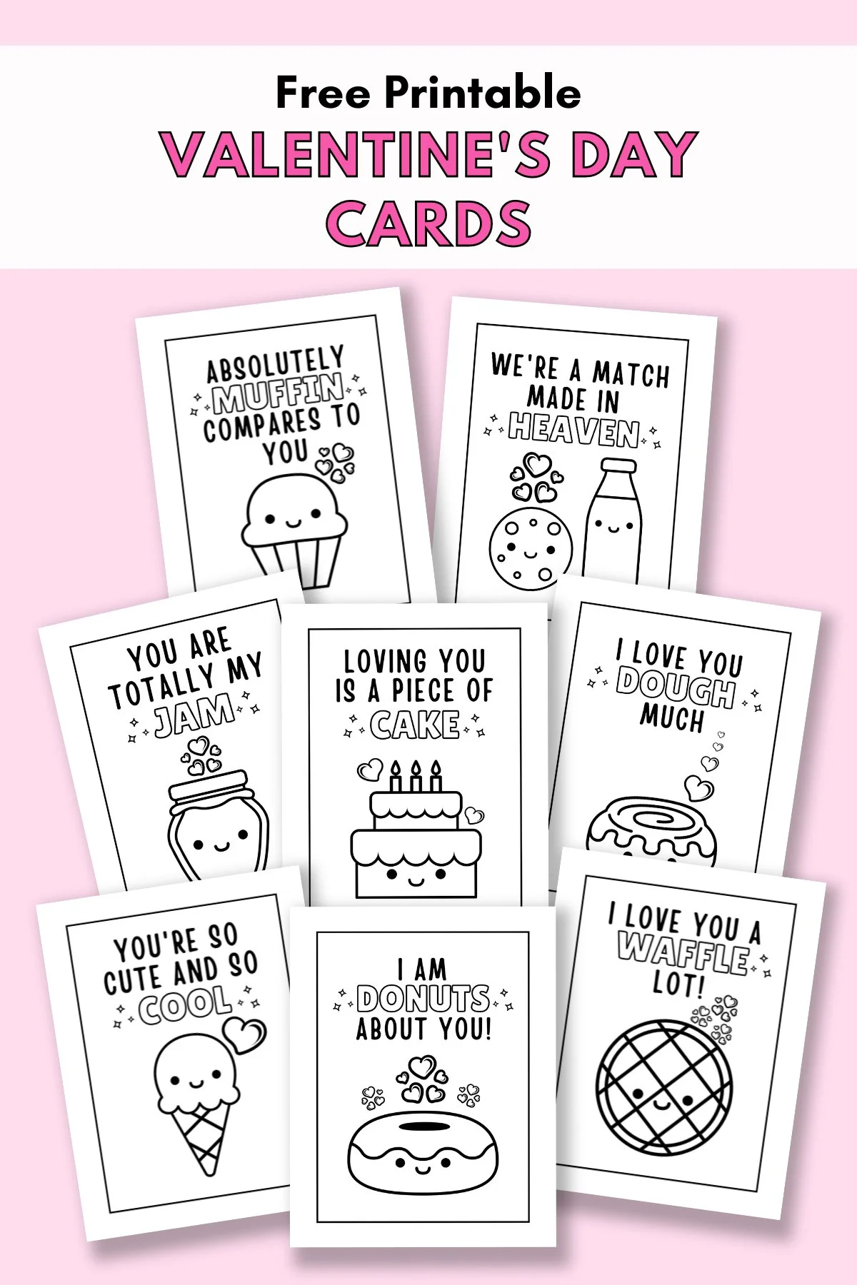 free printable folding valentine cards