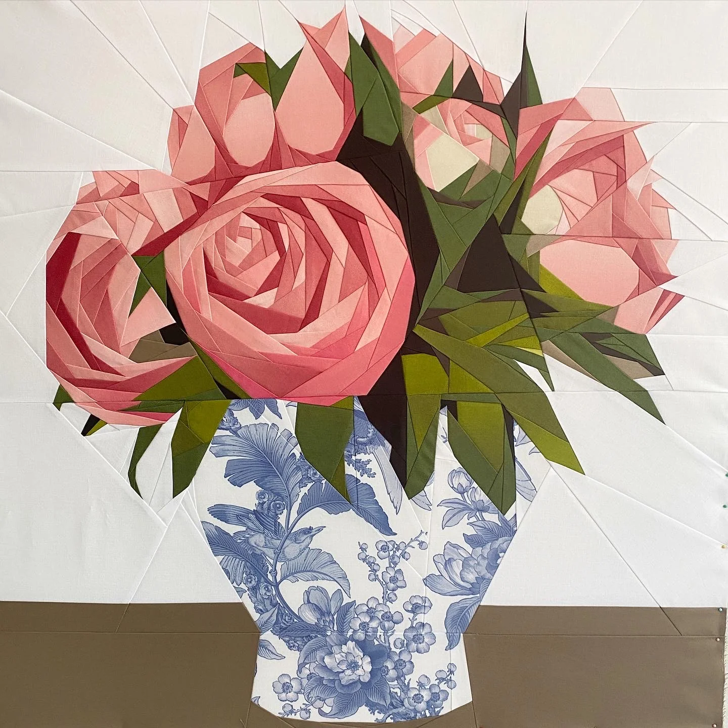 free printable paper pieced flower patterns