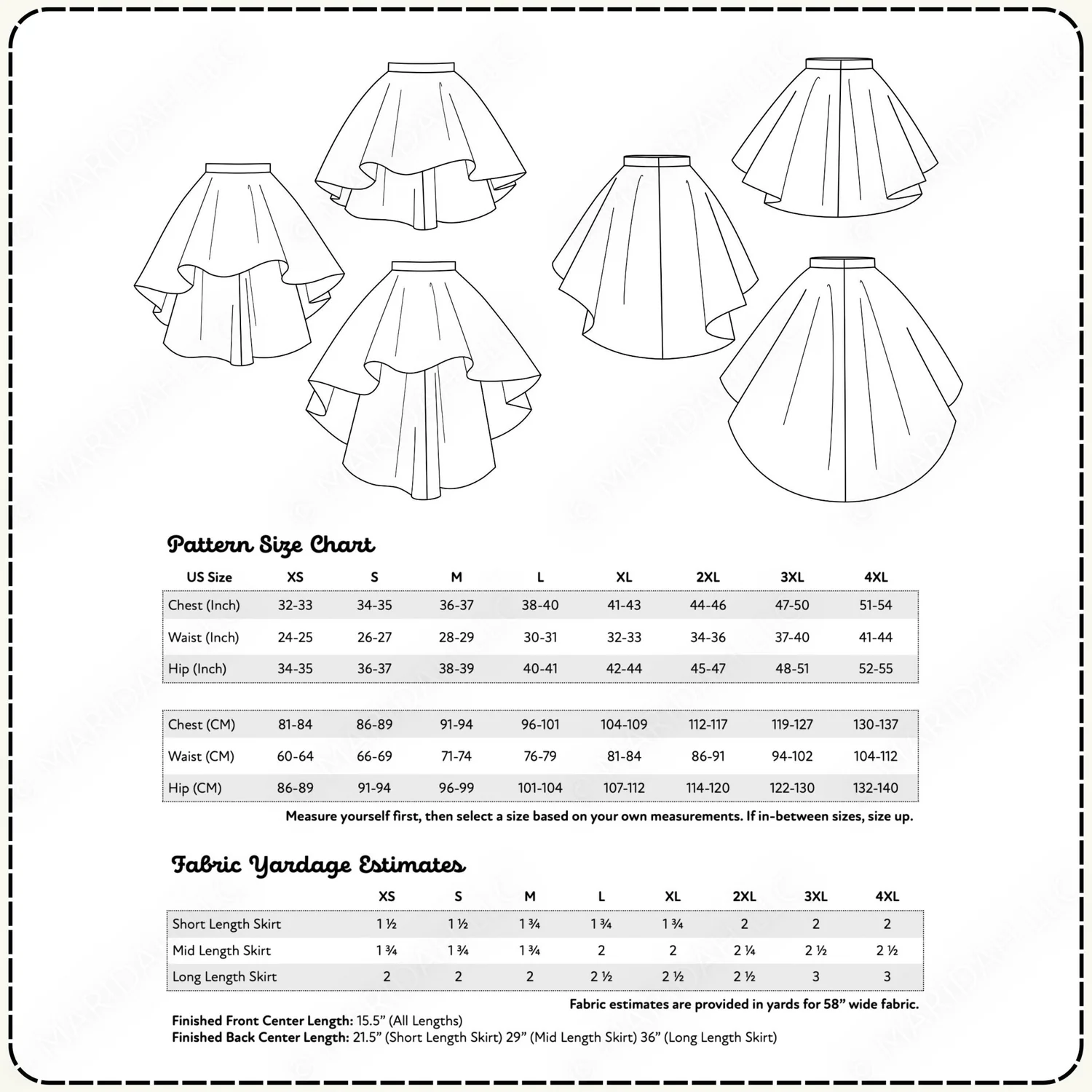 free printable poodle skirt pattern