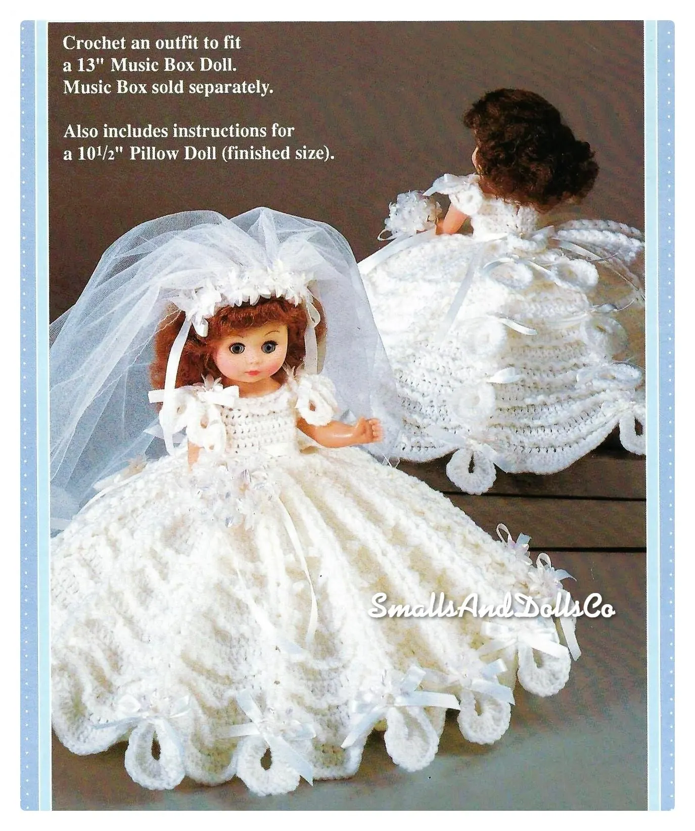 Vintage Crochet Pattern 13 Bride Bed Vintage Crochet Pattern 13 Bride Bed