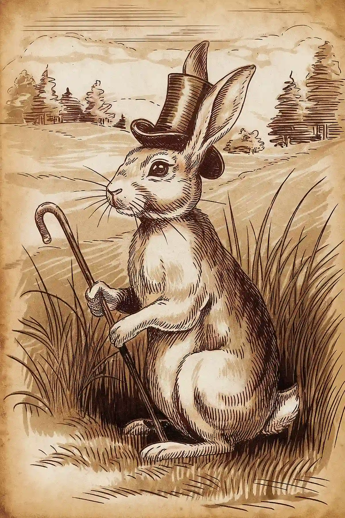 Vintage Easter Bunny Images