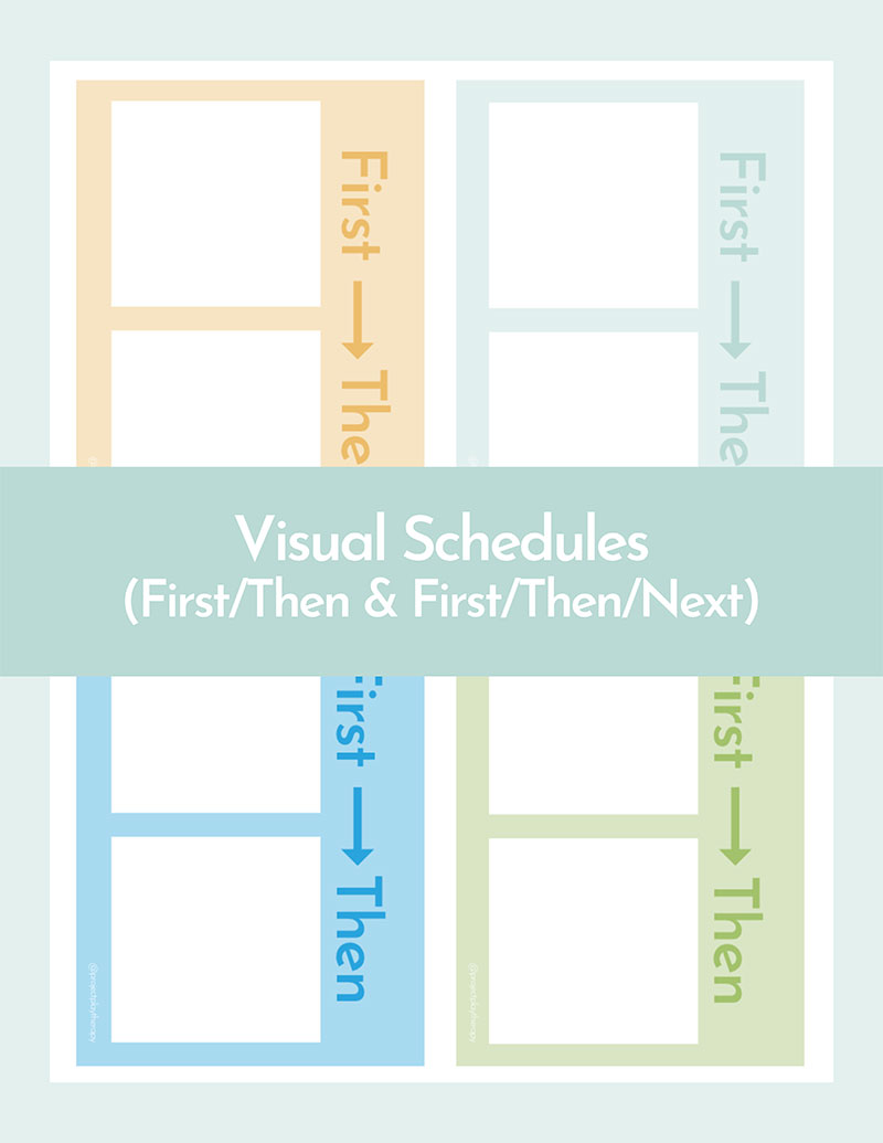 Visual Schedules First Then First Then Next