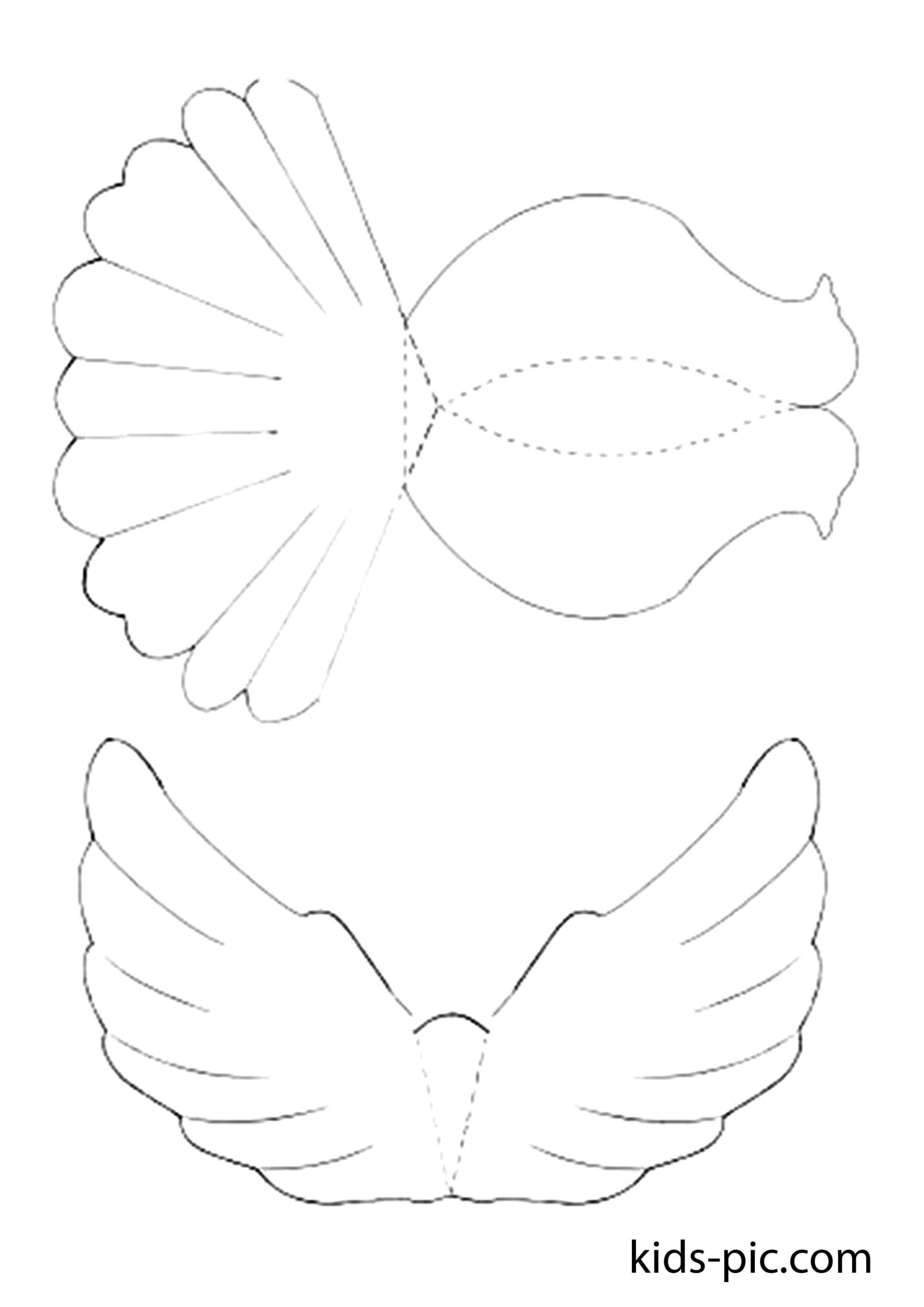 free printable dove template