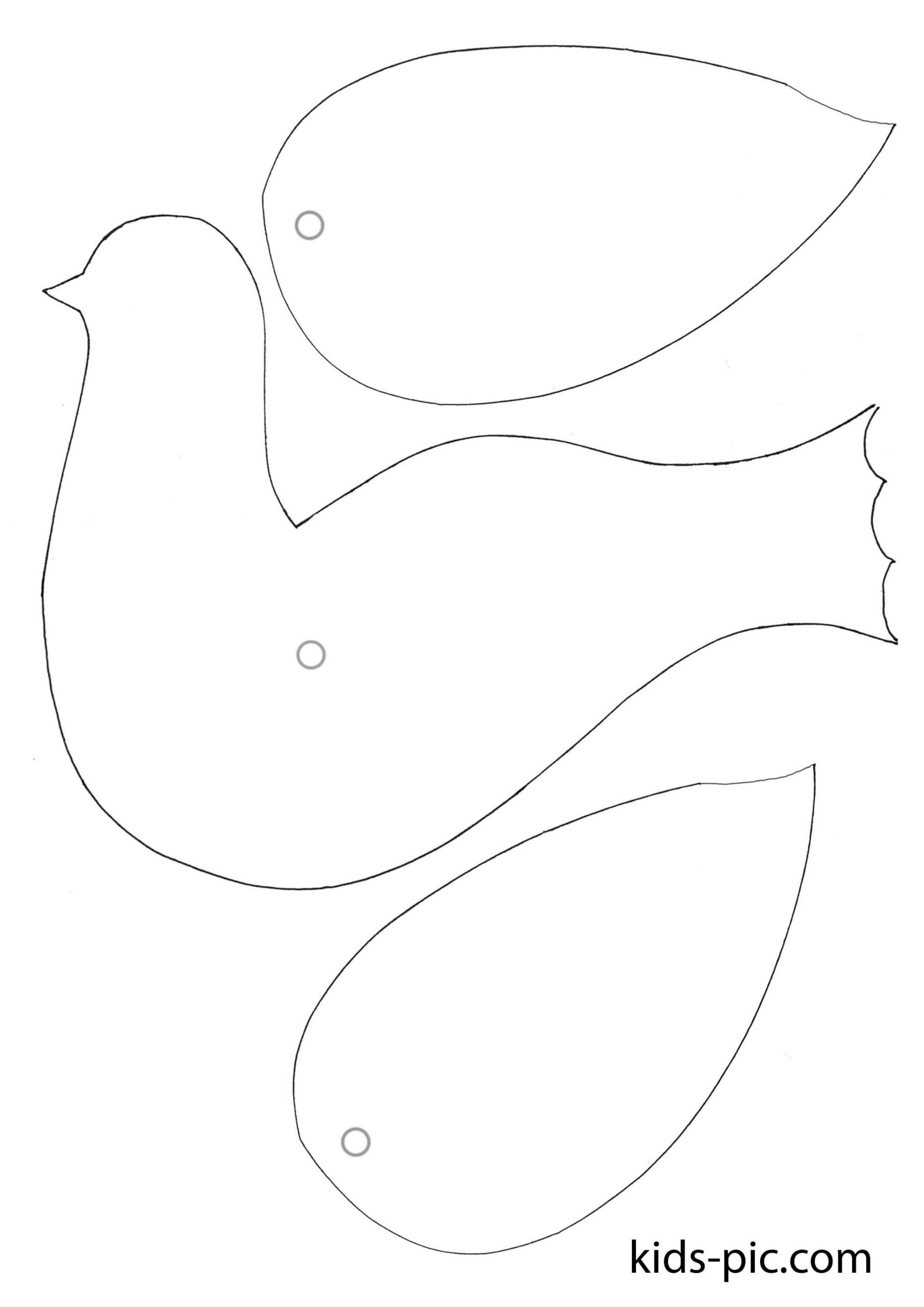 Volumetric Peace Dove Template