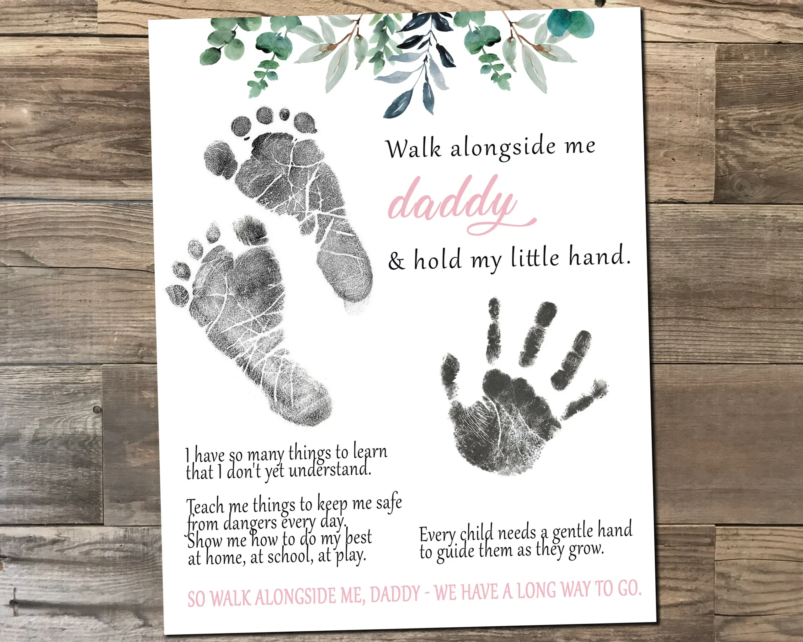 Walk Alongside Me Daddy Fathers Day