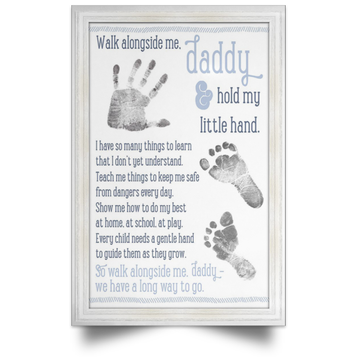 walk alongside me daddy poem free printable