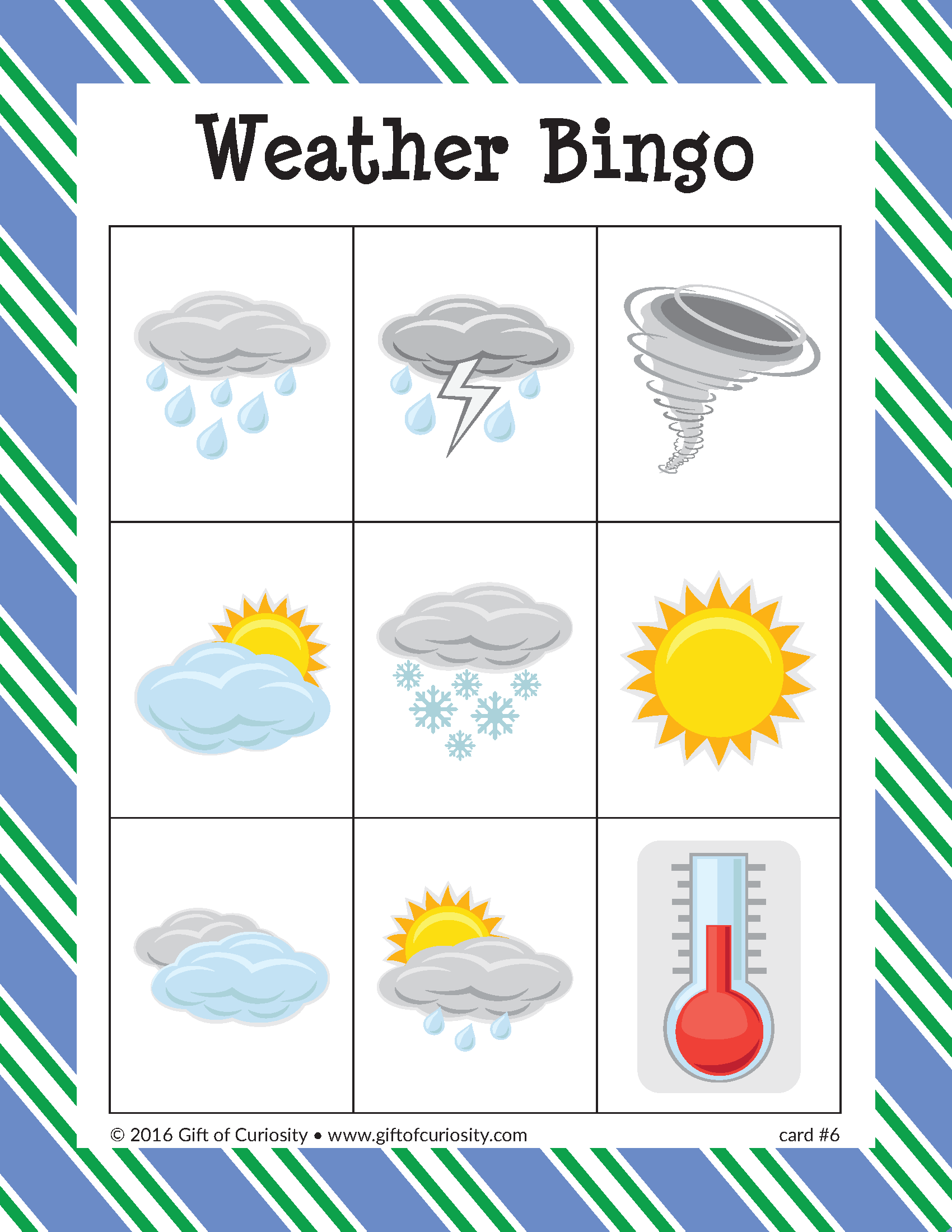 Weather Bingo