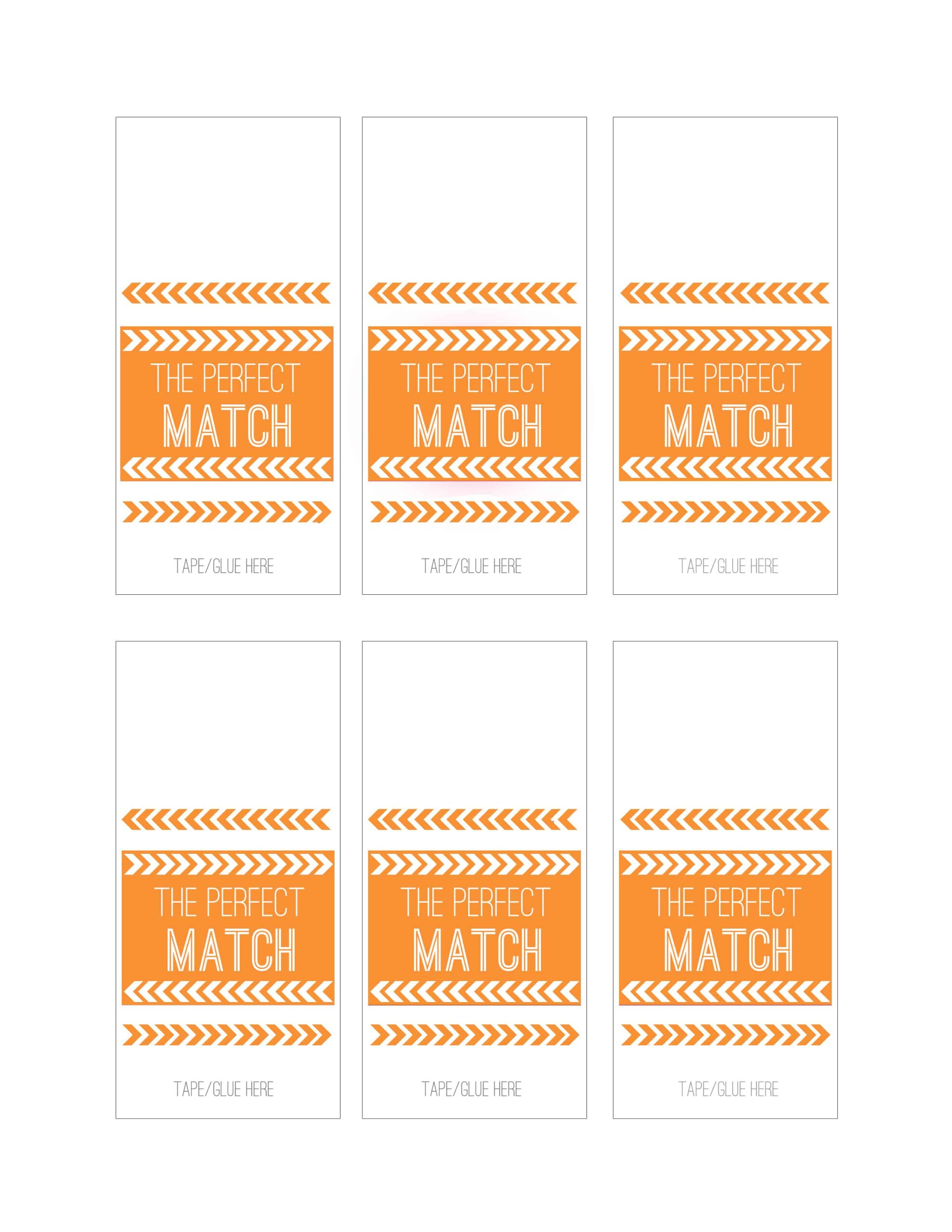Wedding Diy Match Box Favors With A Free Download