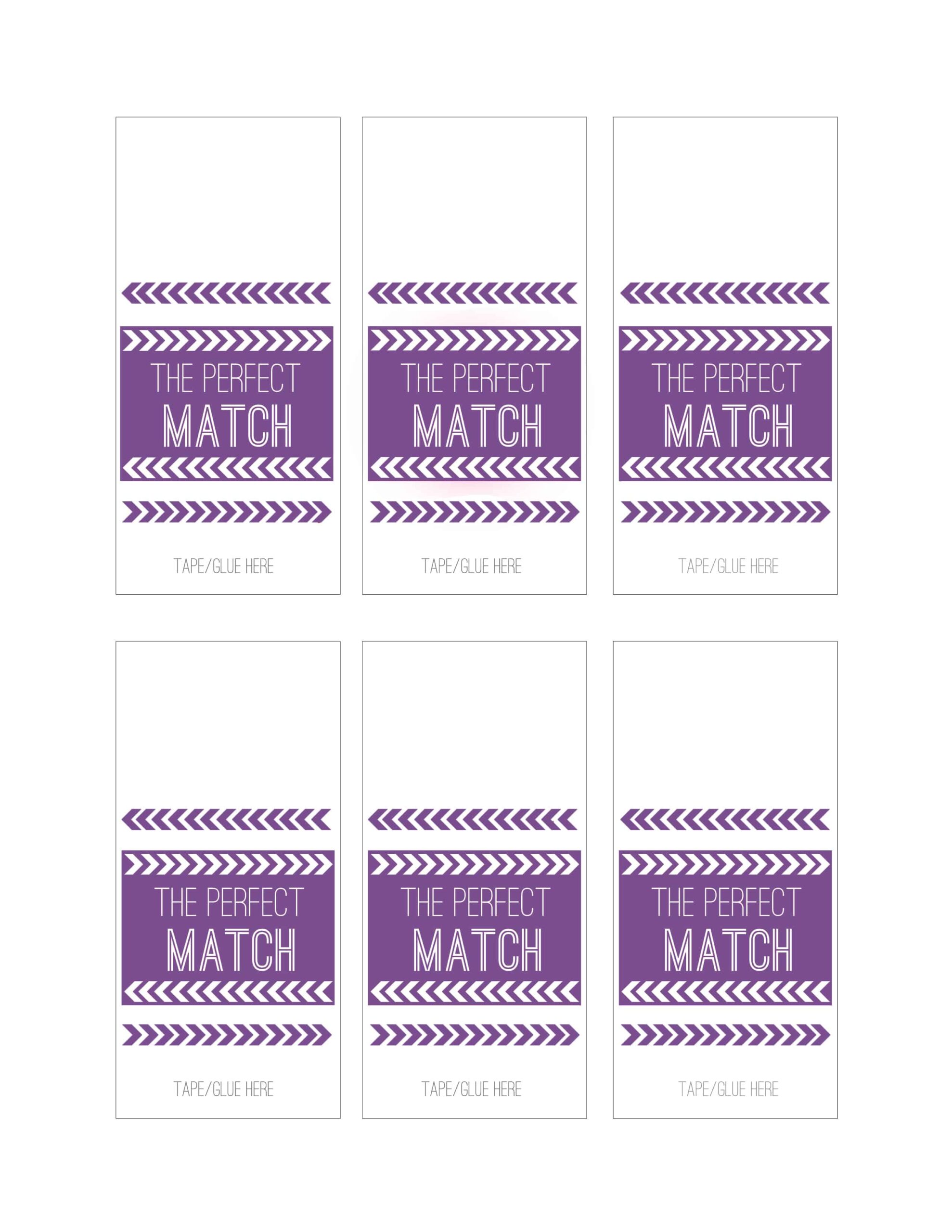 Wedding Diy Match Box Favors With A Free Download