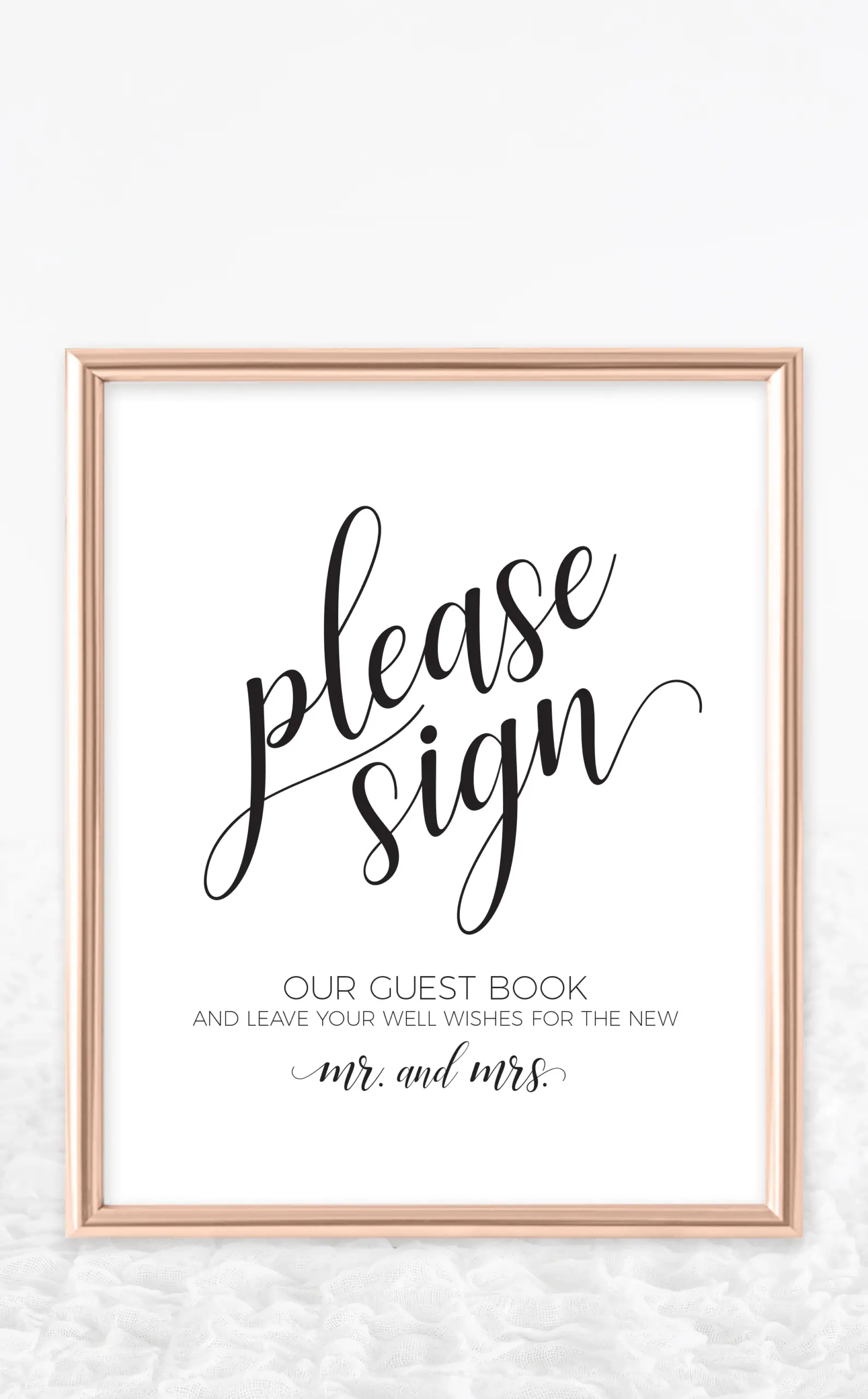 free guest book printable