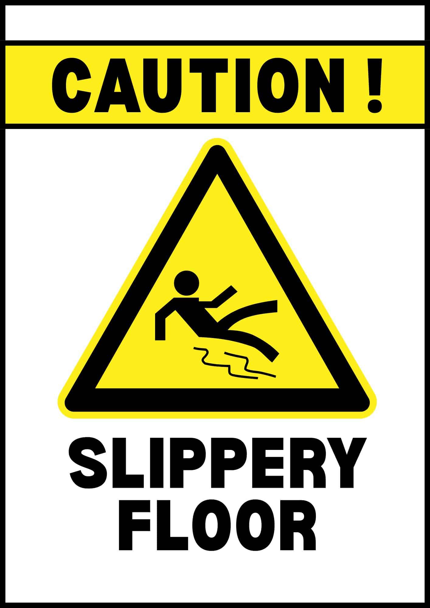 Wet Floor Sign Printable