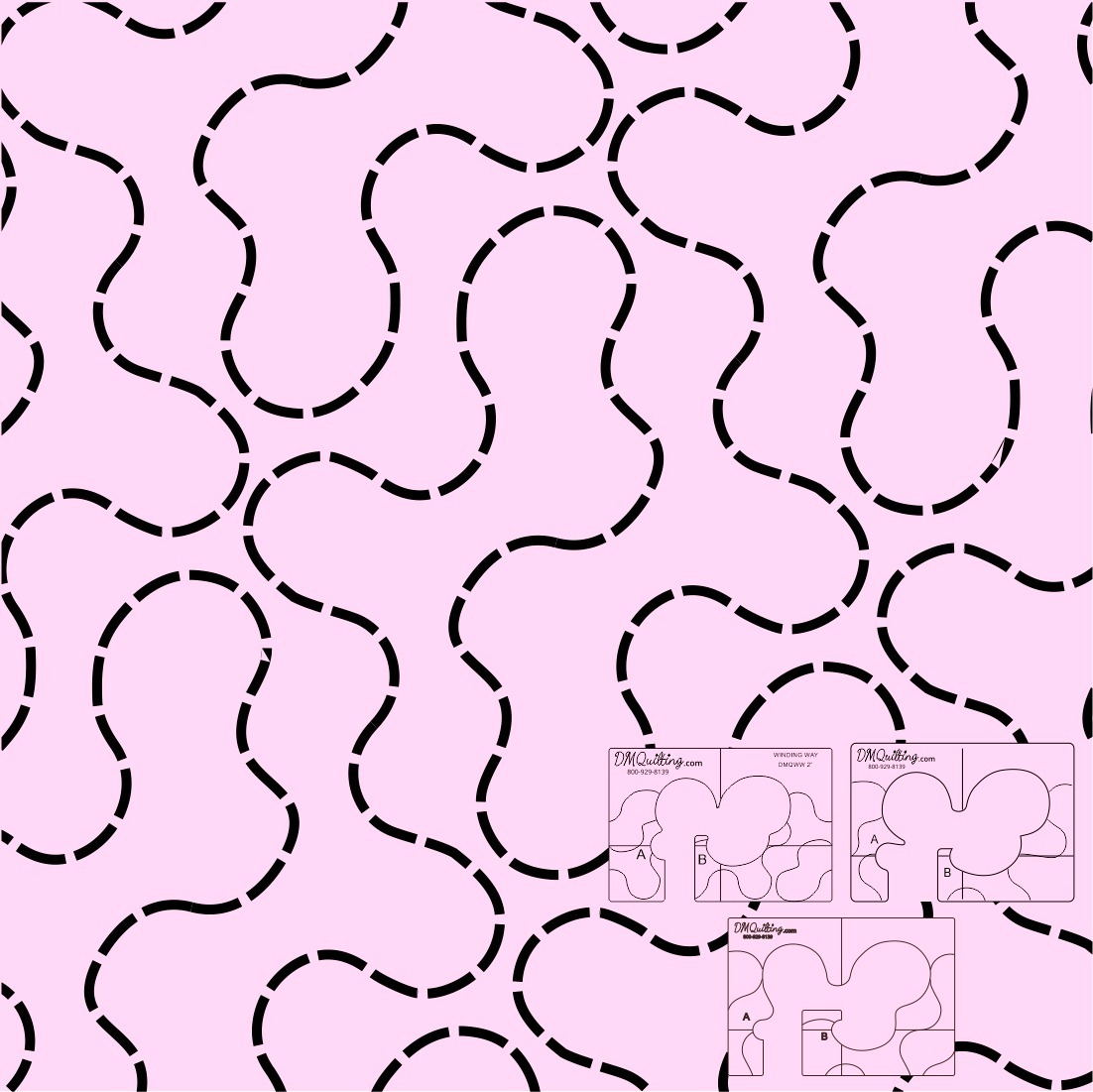Winding Way Template Full Set High Shank Sew Steady X103967129