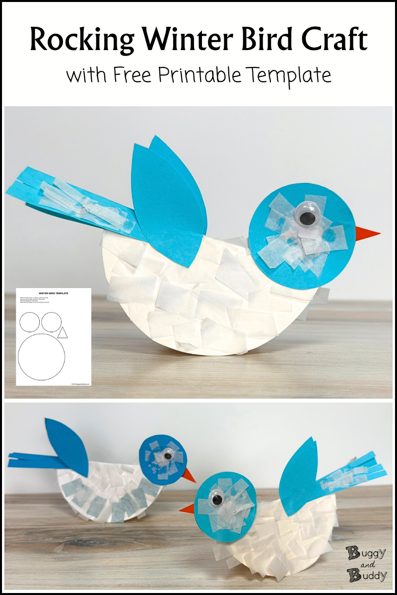 Winter Bird Craft With Free Template