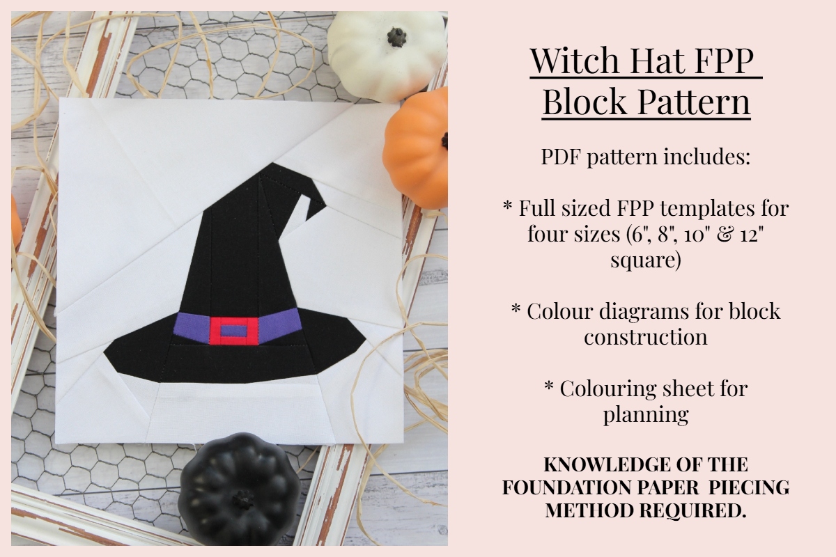 free witch hat pattern printable