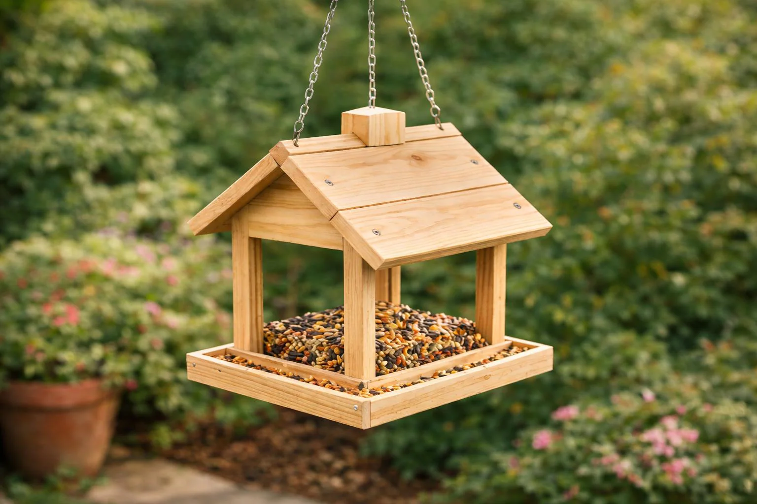 Wooden Bird Feeder Plans Diy Hanging