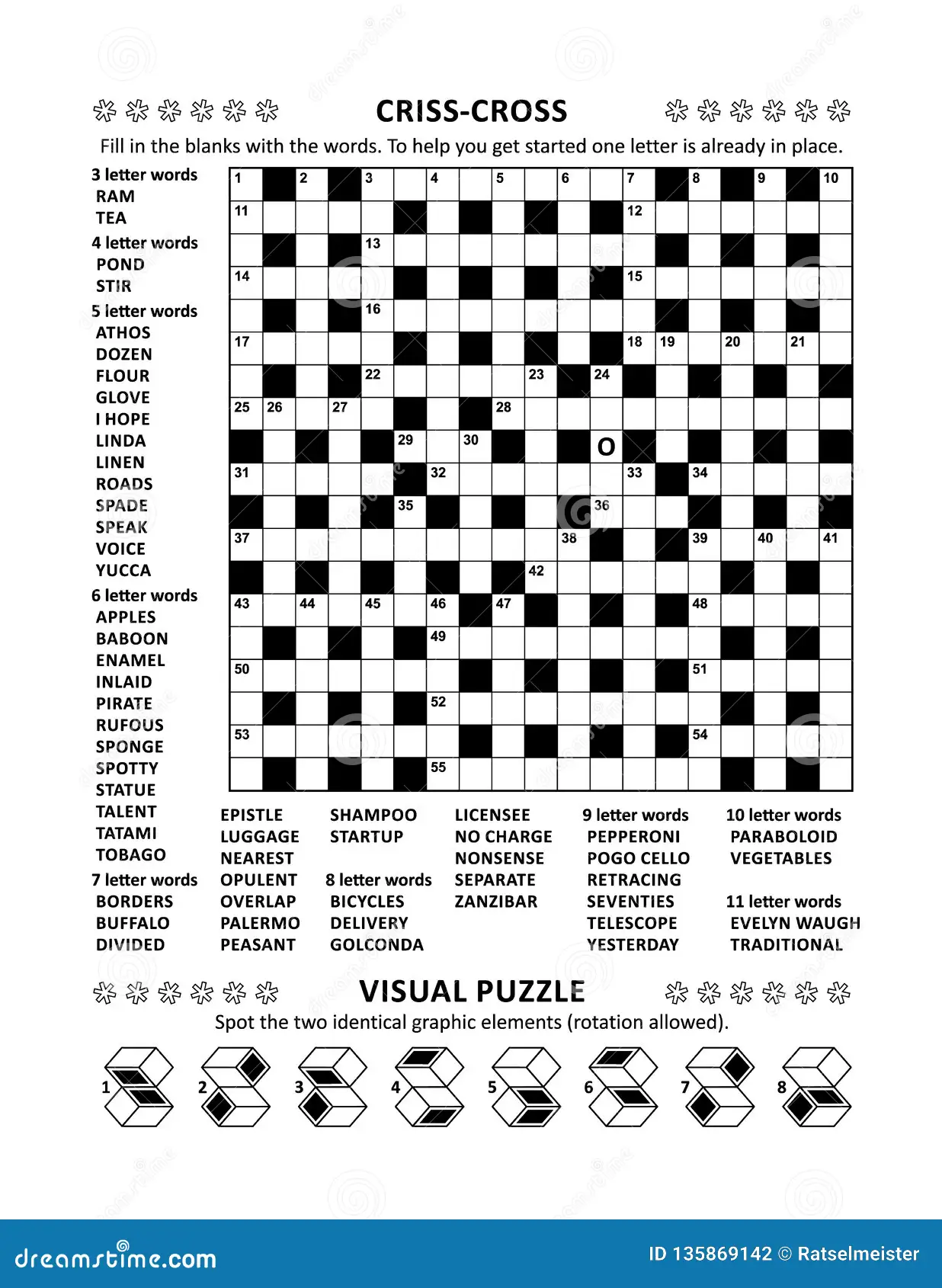 Word Fill Puzzles Printable