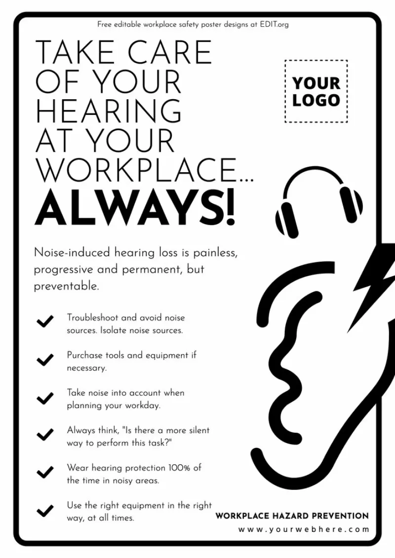 Workplace Safety Poster Templates