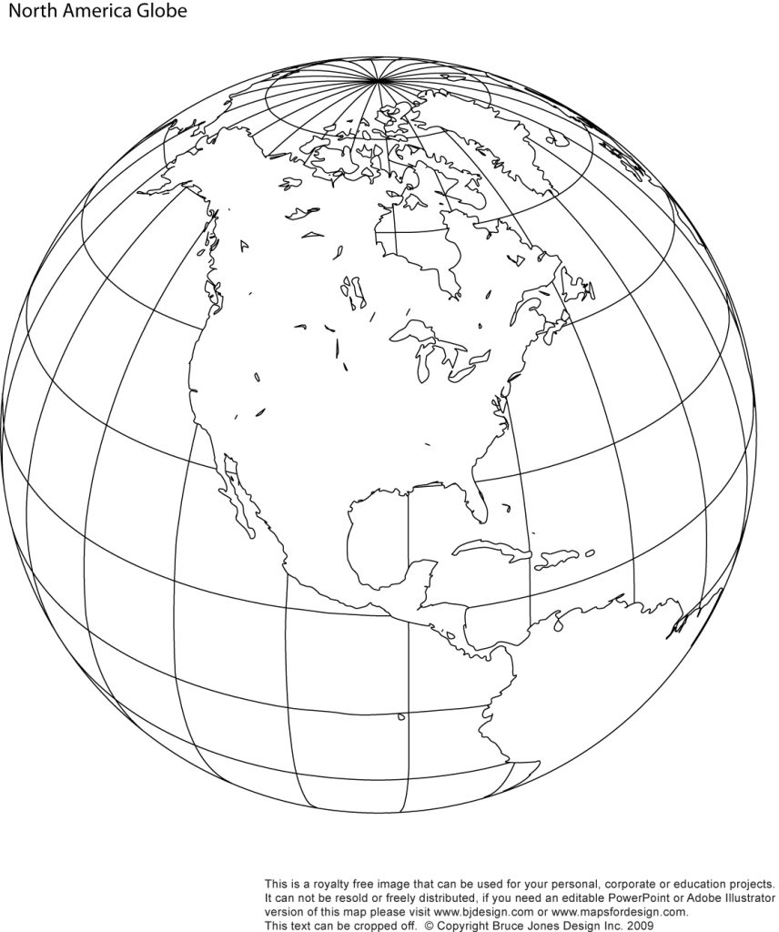World Globes Blank Printable Clip Art Maps
