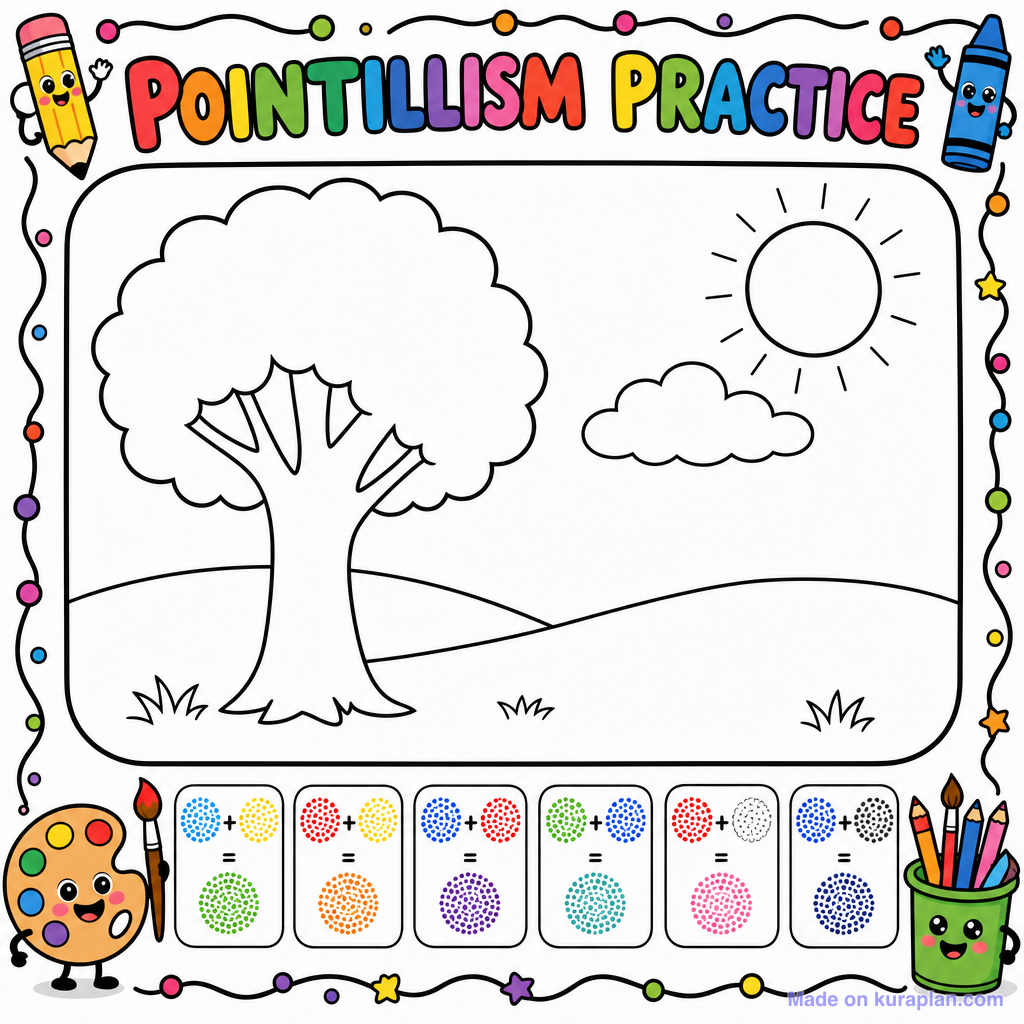 free printable patterns pointillism