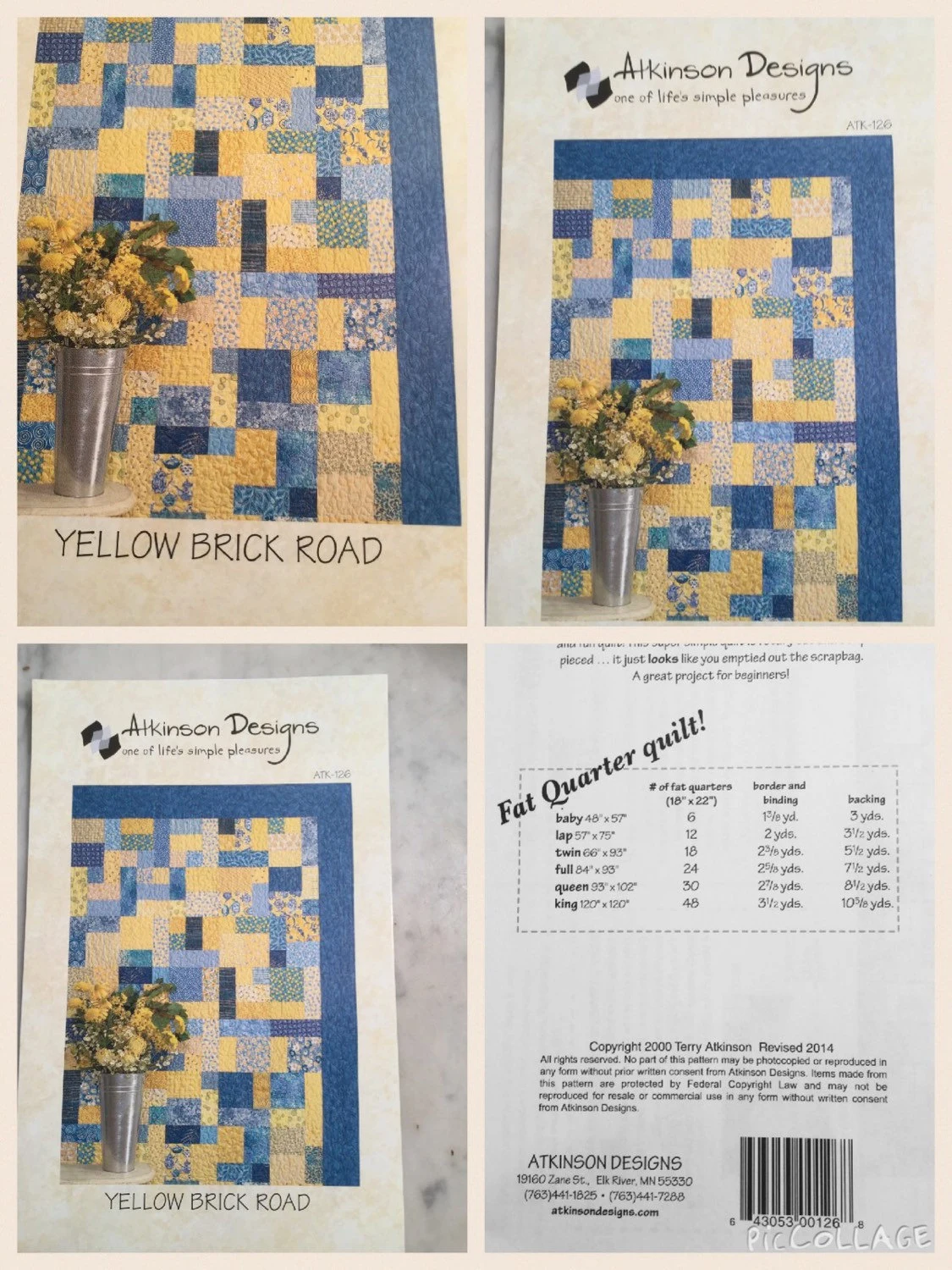 Yellow Brick Road Pattern Pdf