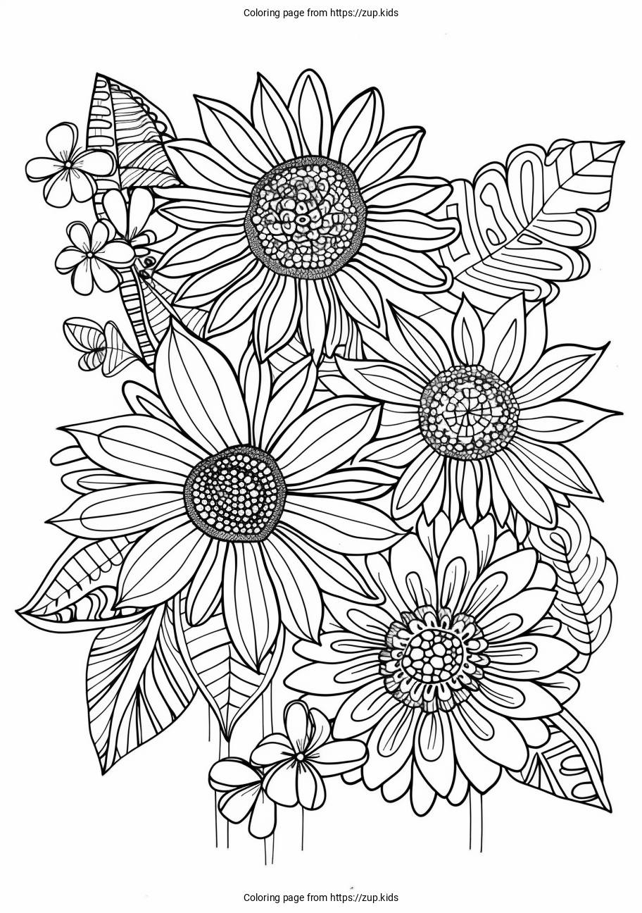 Zentangle Art Flower