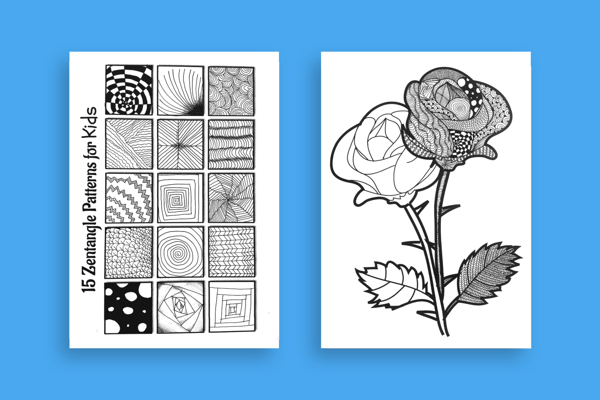 Zentangles Patterns For Beginners Part 1