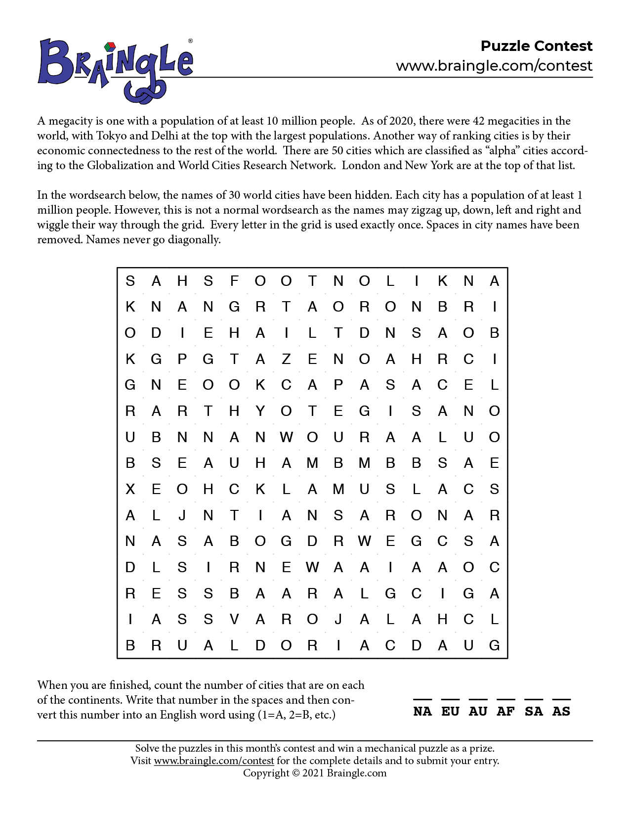 free printable zigzag word search puzzles